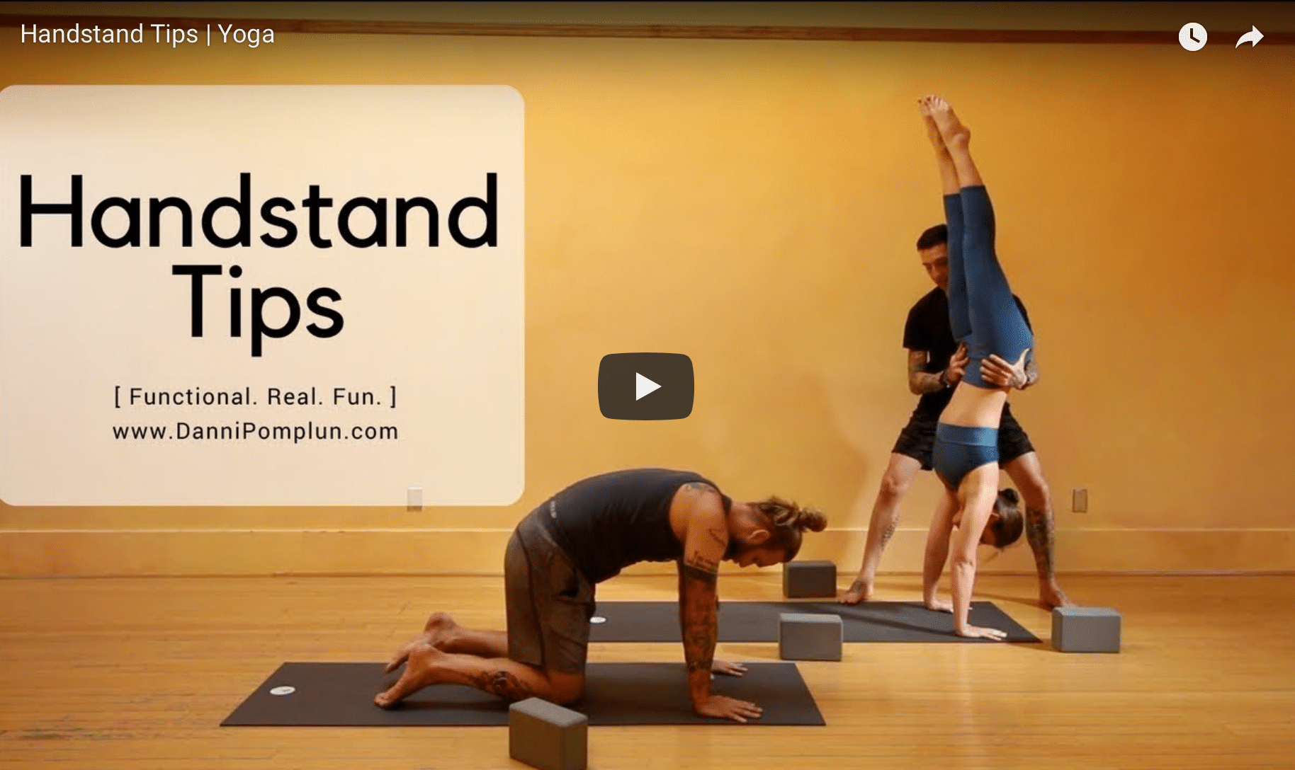 Handstand Tips